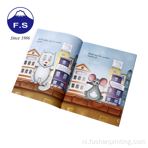OEM zadelbindende catalogus promotionele brochure mini -boekje